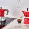 Percolator Moka Induction Bialetti rood 6-kops