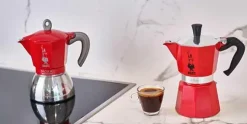 Percolator Moka Induction Bialetti rood 6-kops