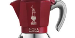 Percolator Moka Induction Bialetti rood 4-kops