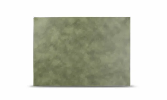Placemat 43 x 30 cm Lederlook Groen Layer