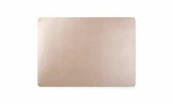 Placemat 43 x 30 cm Lederlook Rosé Goud Layer