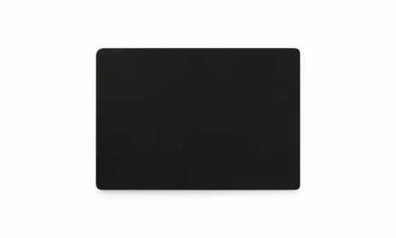 Placemat 43 x 30 cm Leder Zwart Dinner