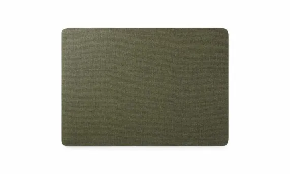 Placemat 43 x 30 cm Structuur Groen Layer