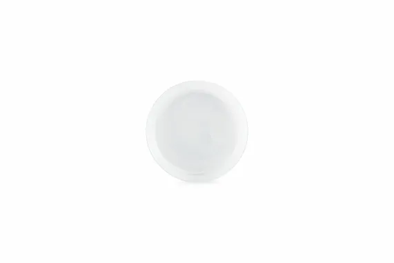 Plat bord 14 cm wit Twirl