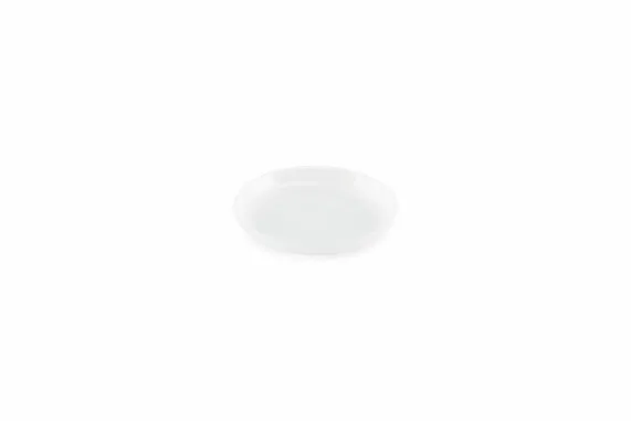 Plat bord 14 cm wit Twirl