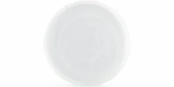 Plat bord 33 cm wit Twirl