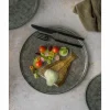 Plat bord grijs-groen 30cm Istra