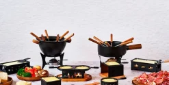 Raclette ovaal 2 personen met spatels Aspen