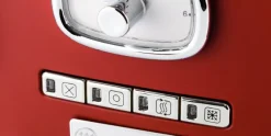 Retro Broodrooster 4 Slice Toaster Rood Westinghouse