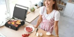 Retro Contactgrill Zwart Westinghouse