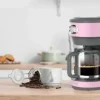 Retro Filterkoffie machine Roze Westinghouse