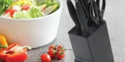 Richardson Sheffield Laser Cuisine messenblok 6-delig Zwart
