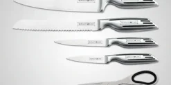 RVS messenset 8 delig op standaard Limited