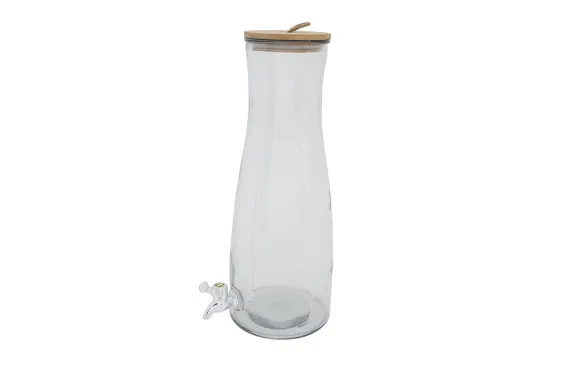 Sapdispenser met houten deksel 4,7 Liter
