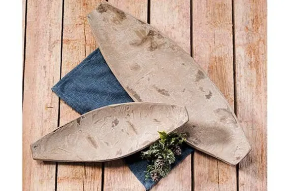 Schaal 60 cm x 20 cm aardewerk