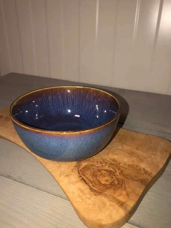 Schaaltje 14 cm donker blauw Marrakesh