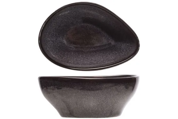 Schaaltje driehoekig 12cm Black Granite