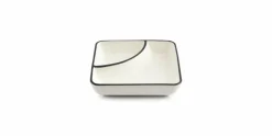 Serveerschaal 14,5 cm Wit Nero 2 delen