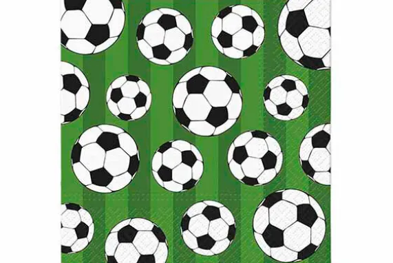 Servetten 33cm Voetbal set van 20 PAW