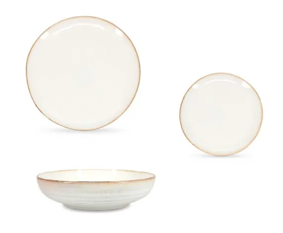 Serviesset 18-delig Artisan White 6 personen