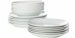 Serviesset 18-delig Budget Basic White