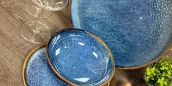 Serviesset 24-delig Nova blauw