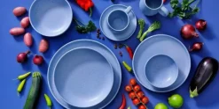 Serviesset 18-delig Palmer Sandy Loam Blauw