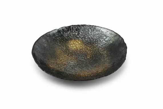 Sierschaal 32,5 cm Zwart/Goud Cosmo