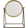 Spiegel met voet 40 cm Goud