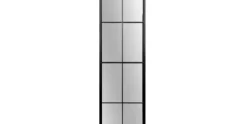 Spiegel Rechthoekig 132 cm Zwart