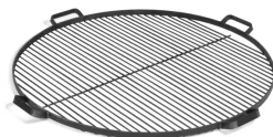 Stalen grillrooster met 4 handvaten 80cm