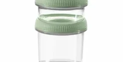 Stapelbaar vershoudbakje rond 80 -150 ml Smart to go eco Curver