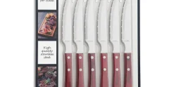 Steakmessen set 6 delig Brasero Amefa