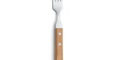 Steak- pizza vorken set 6 delig 7000 Amefa wood