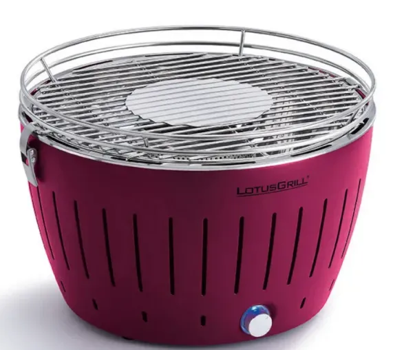 Tafelbarbecue paars 35 cm LotusGrill