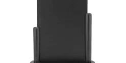 Tafel krijtbord in houder zwart 32,3 cm x 27 cm Elegant