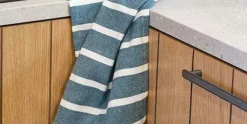 Theedoek Blauw Set van 3
