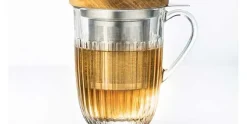 Theeglas met filter 40cl