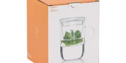 Theeglas met filter 470ml Borosilicate