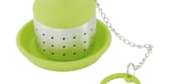 Thee infuser RVS/Silicone Groen