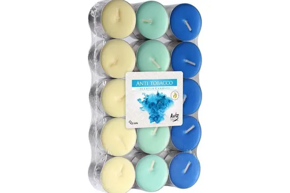 Theelicht Anti Tabak - Set van 30 stuks