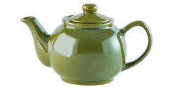 Theepot 0.45L Glanzend 2-Kops Olijfgroen