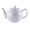 Theepot 1.1L Glanzend 6-Kops Wit