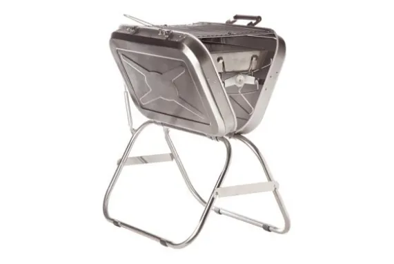 Travel BBQ opvouwbaar 50 cm RVS Cosy&Trendy