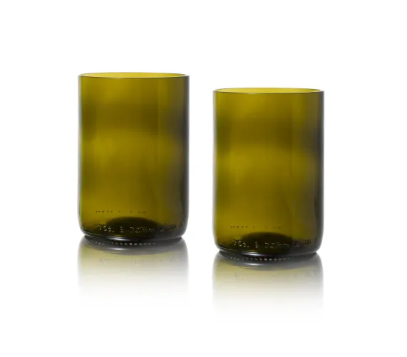 Tumbler 33cl set van 2 Olijf Rebottled