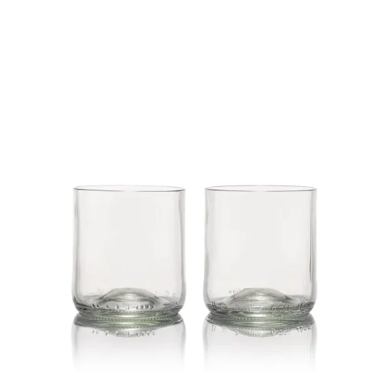 Tumbler 23cl set van 2 Transparant Rebottled