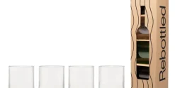 Tumbler 23cl set van 4 Transparant Rebottled