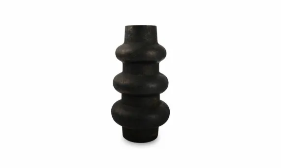 Vaas 21 x 38,5 cm Anthracite Tubo