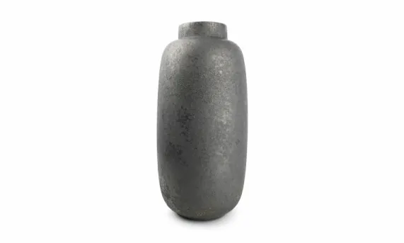 Vaas 23,5 x 49,5 cm Antraciet Bullet