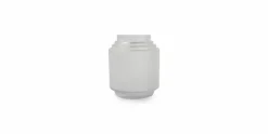 Vaas 15 x 18 cm Matte White Ribble
